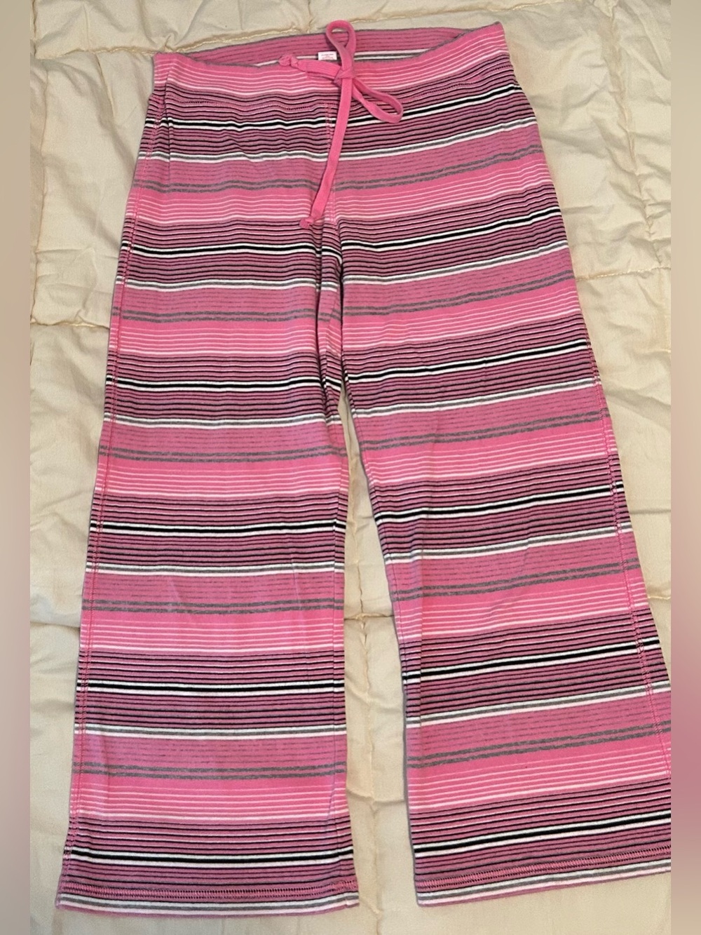 Victoria Secret Pink Striped Lounge Set with White Tee - Picture 8 of 11